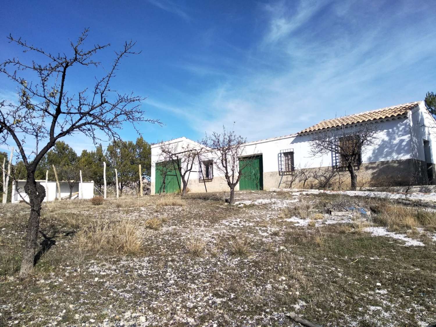 Casa y terreno con mucho potencial en Velez- Rubio con piscina.