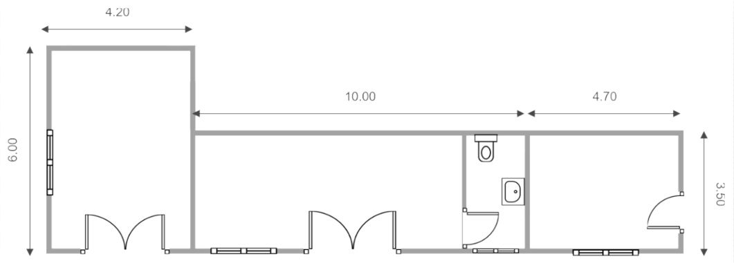 Casa y terreno con mucho potencial en Velez- Rubio con piscina.