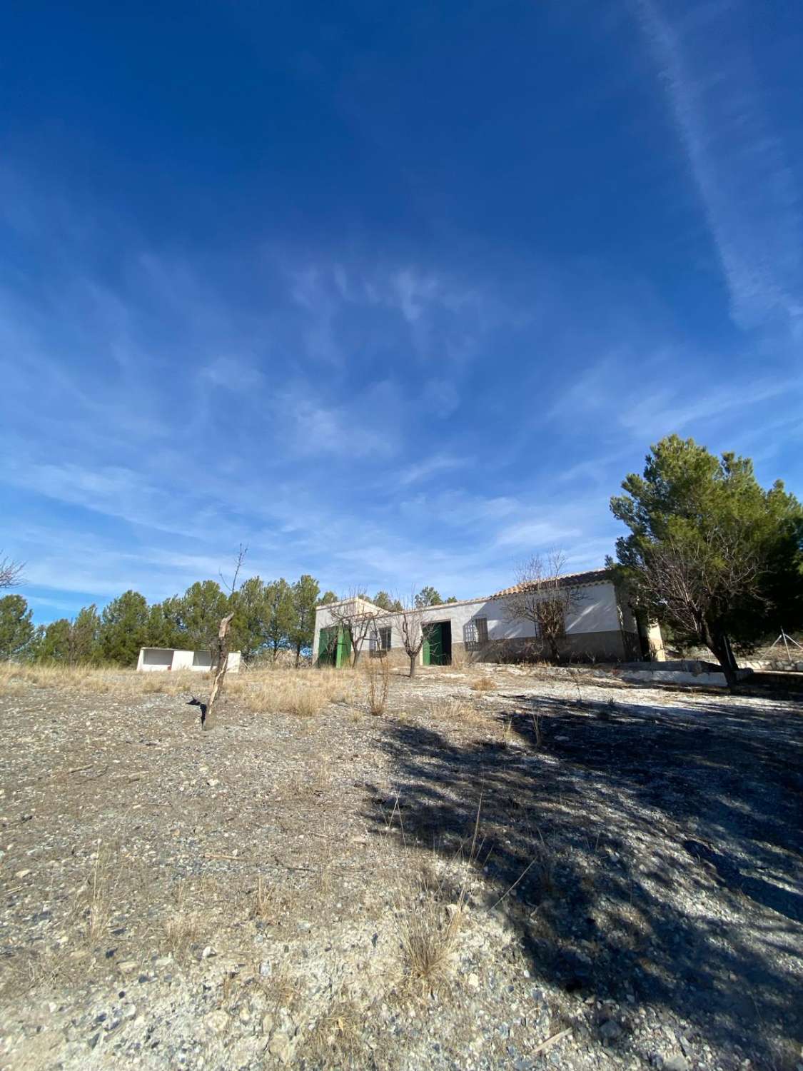 Maison et terrain avec beaucoup de potentiel à Velez- Rubio avec piscine.