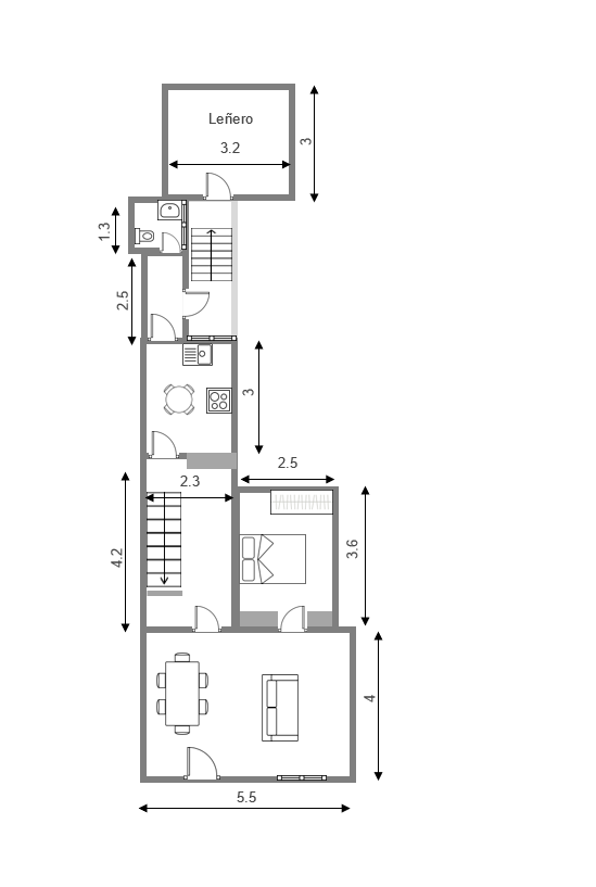 Belle maison de 3 chambres et 2 salles de bain à Velez- Blanco